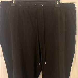Women Black Drawstring Pants